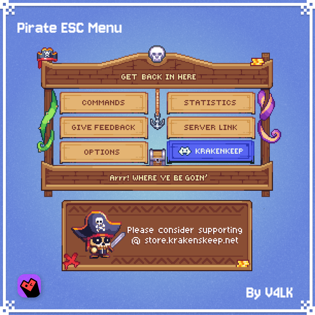 β Pirate ESC Menu