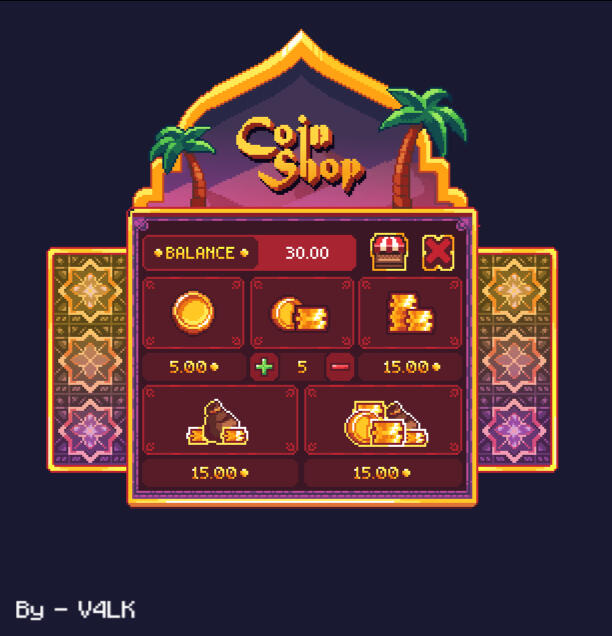🐪 Arabic Themed Shop GUI