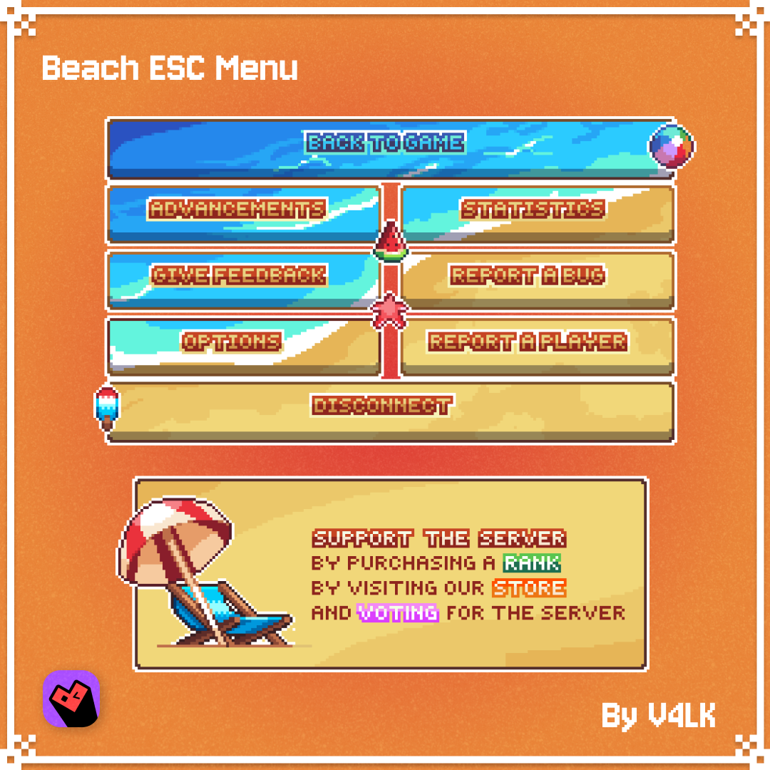Beach ESC Menu ⛱️
