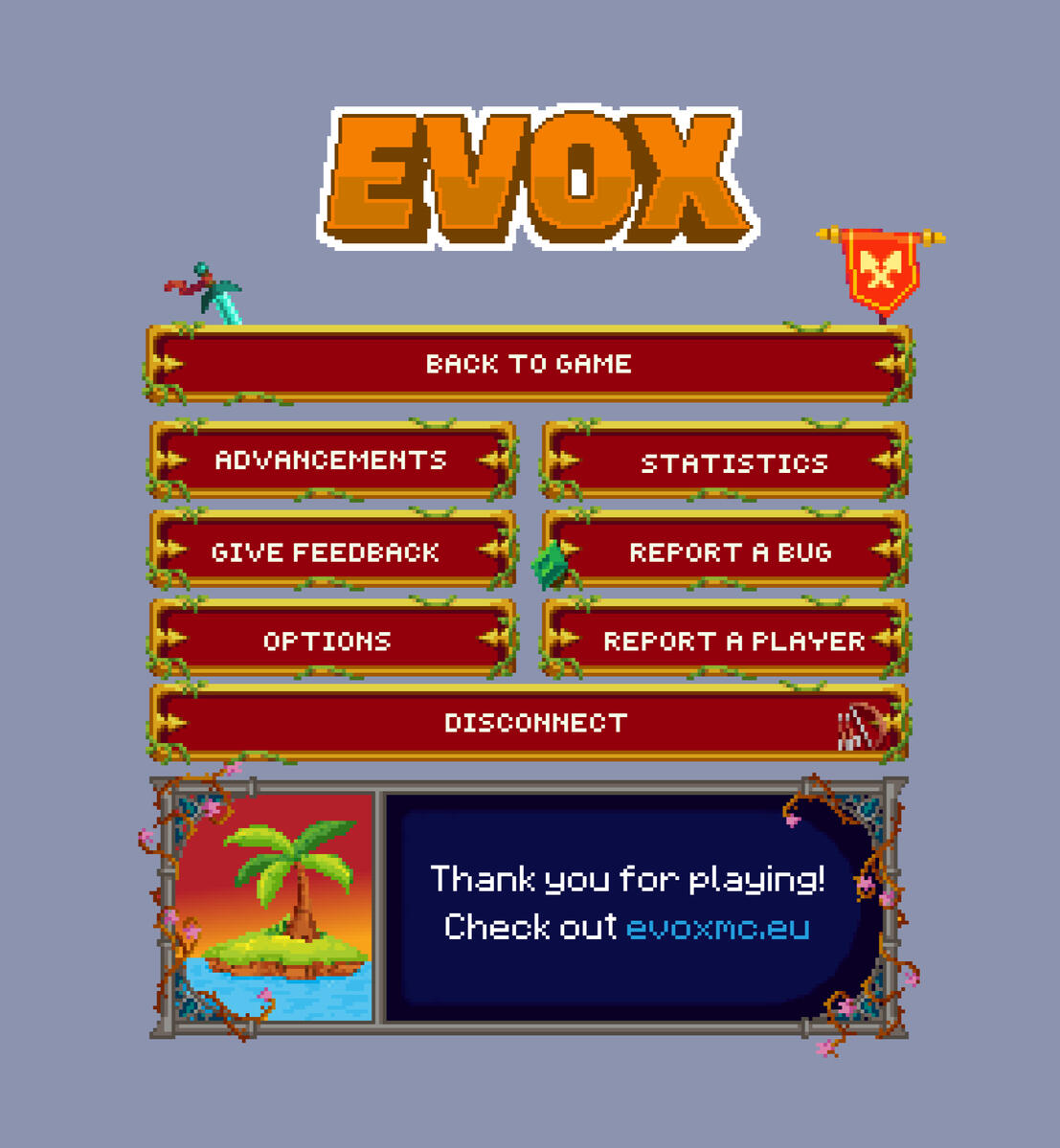 🌴Esc Menu